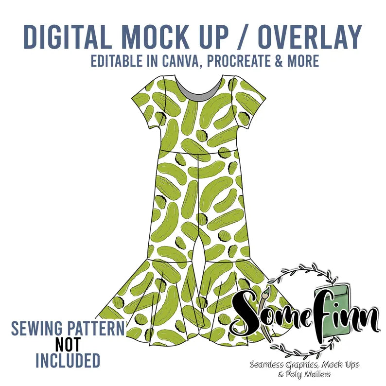 Bells Romper Mock-Up