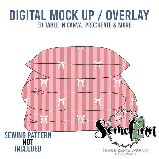 Comforter and Pillow Set Mock-Up