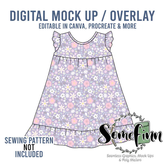 Flutter Dress Mock Up