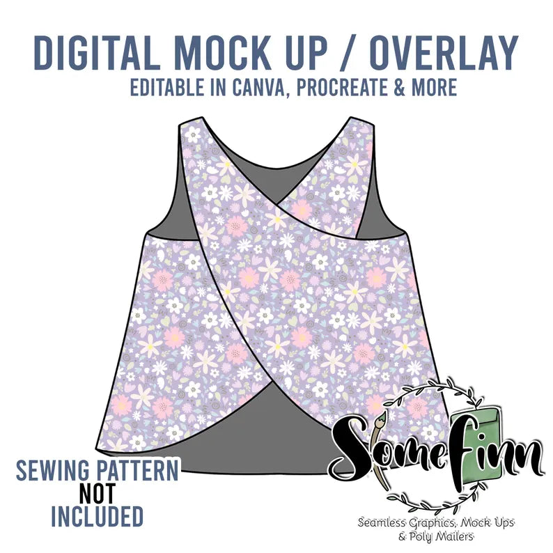 Cross Back Shirt Mock-Up