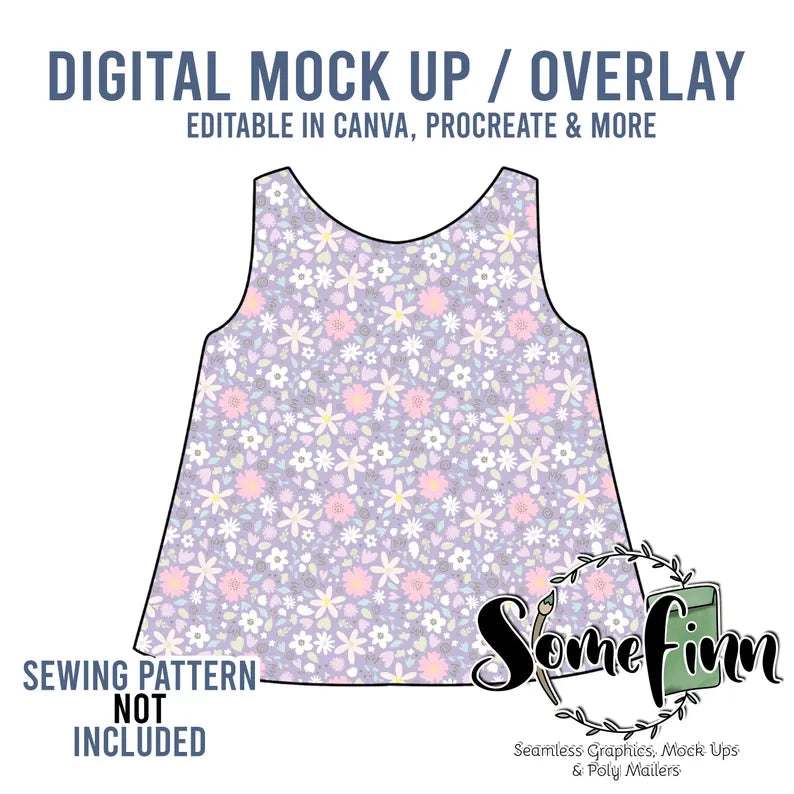 Cross Back Shirt Mock-Up