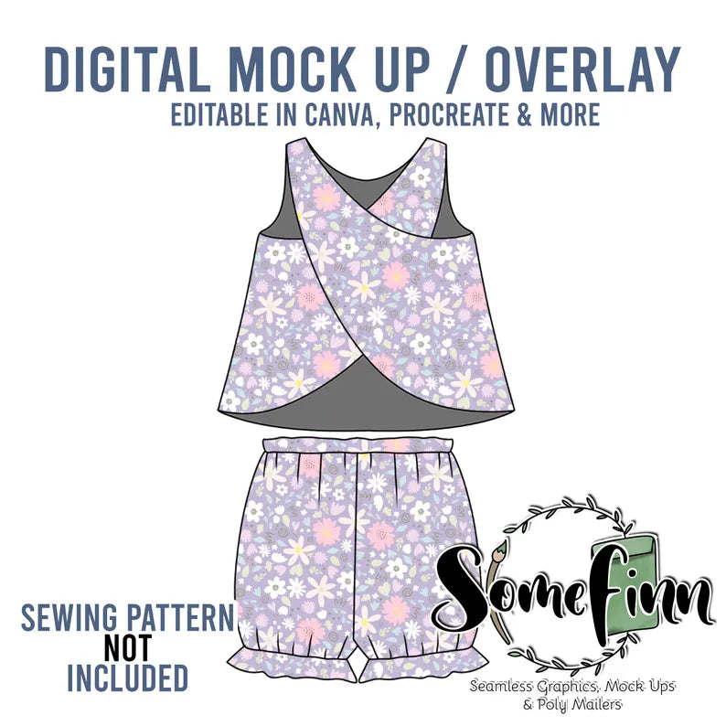 Cross Back Outfit Mock-Up