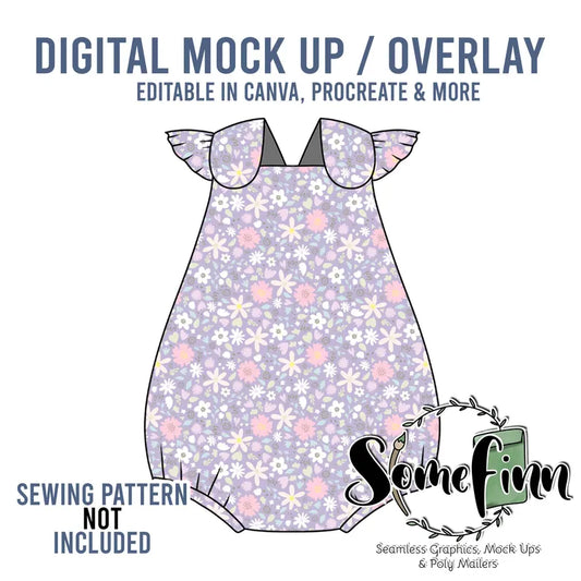 Flutter Overall Romper Mock-Up