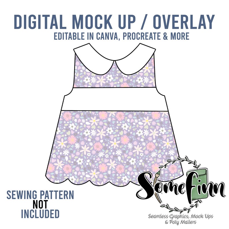 Collared Bow Back Shirt Dress Mock-Up