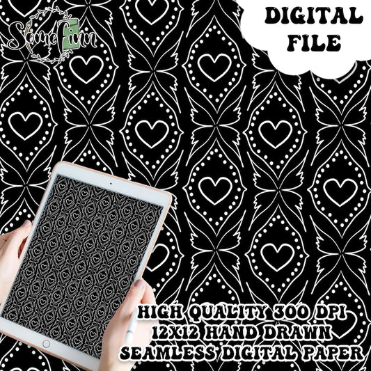 Butterfly Wallpaper Digital Paper