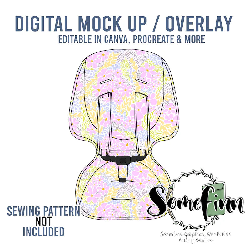 Car Seat Cover Mock-Up