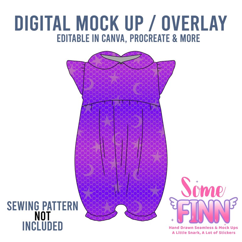 Flutter Bubble Romper Mock-Up