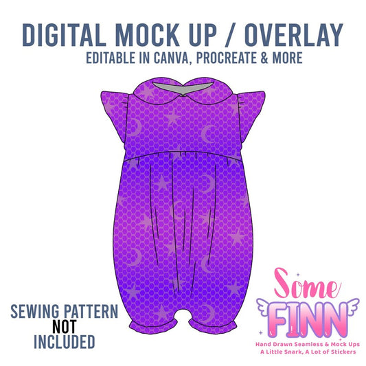 Flutter Bubble Romper Mock-Up