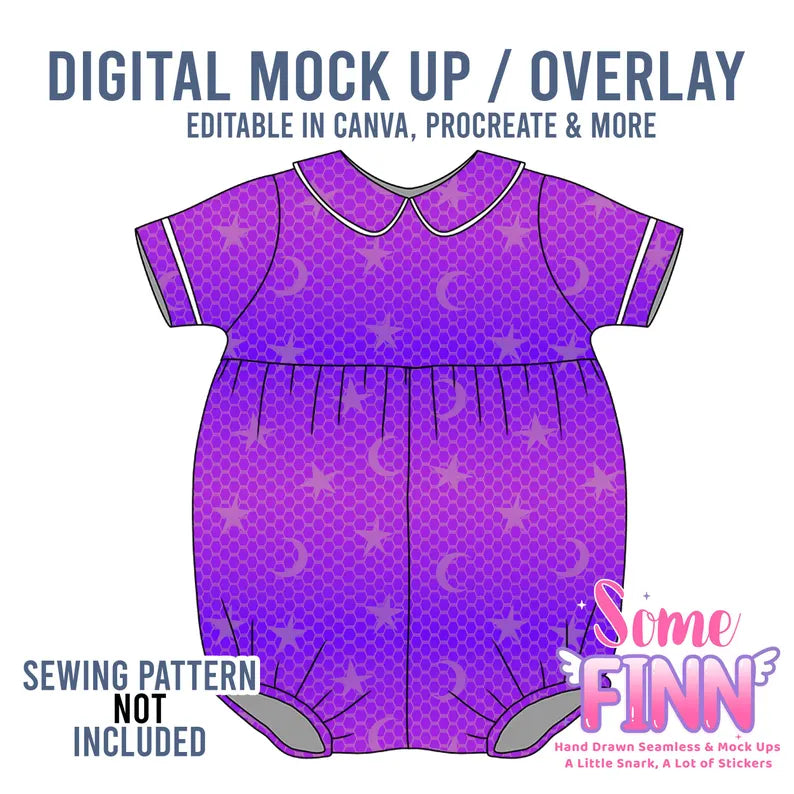 Collared Romper Mock-Up