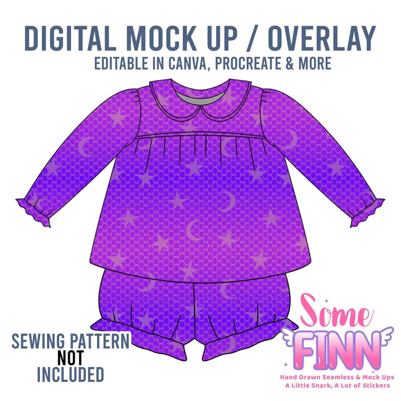 Editable Collar Shirt & Pants Mock-Up