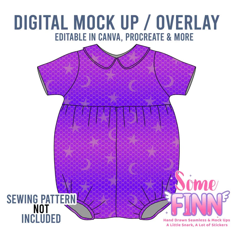 Collared Romper Mock-Up