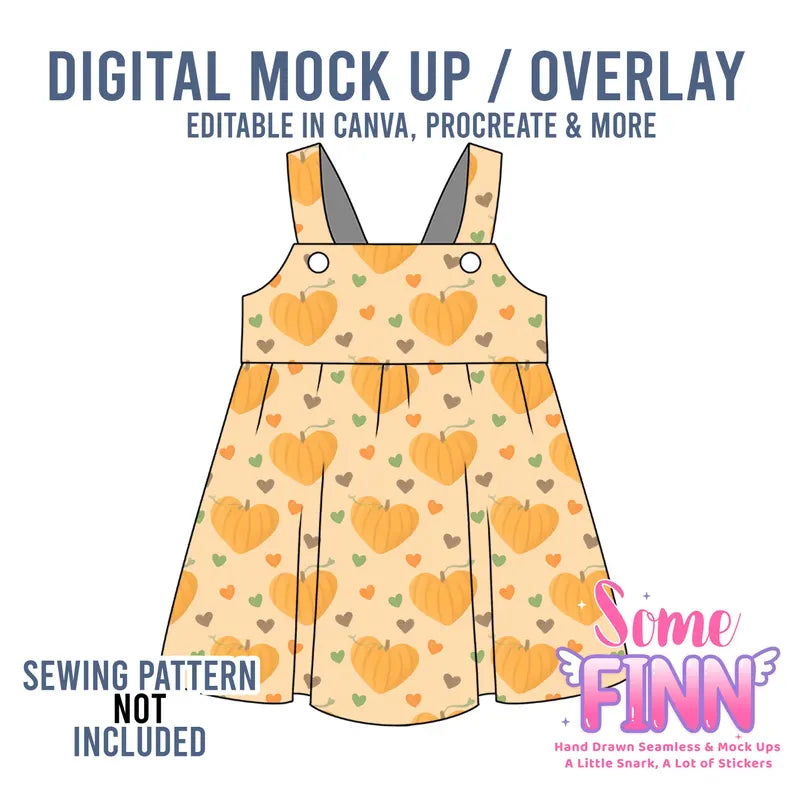 Cross Bow Back Sleeveless Dress Mock-Up