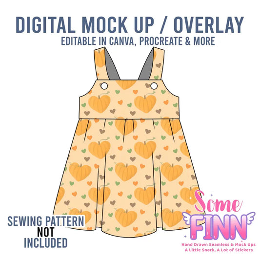 Cross Bow Back Sleeveless Dress Mock-Up