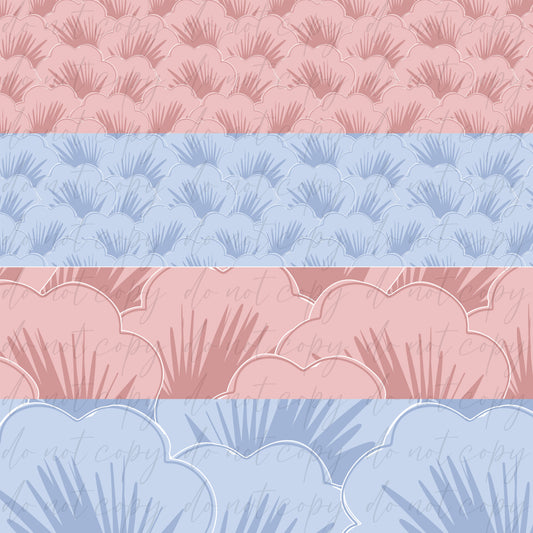 Abstracted Shells Seamless
