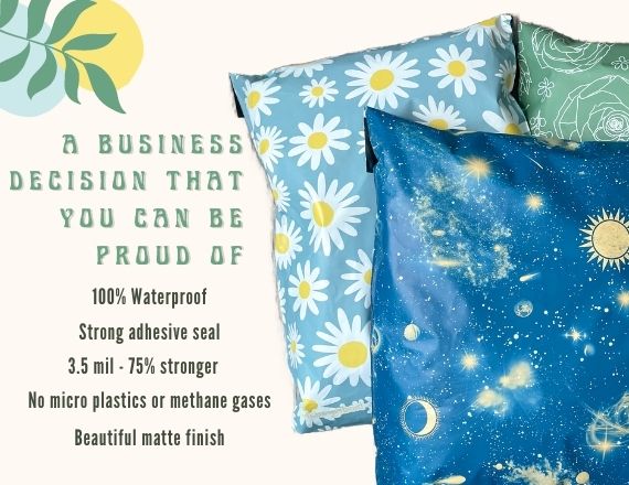 Daisy 10x13  Poly Mailers