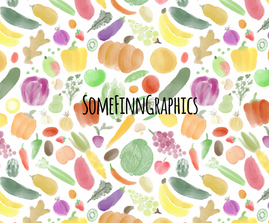 Fruit and Veggies Seamless