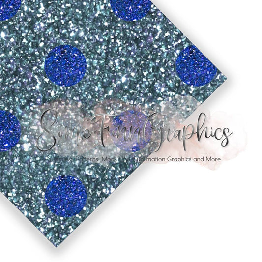 Glitter Polka Dot Seamless Design