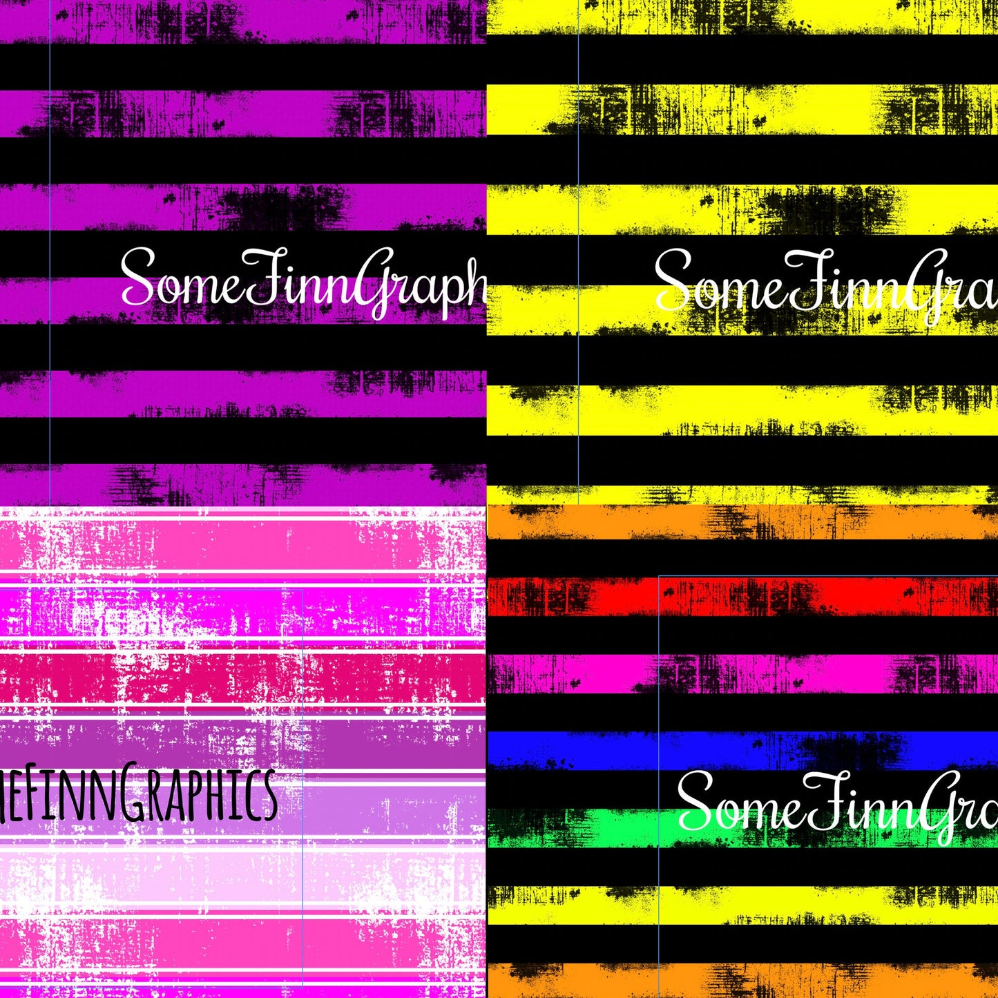 Distressed Stripe Seamless Digital Paper