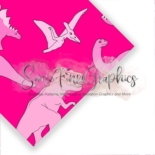 Dinosaur Colorful Seamless Design