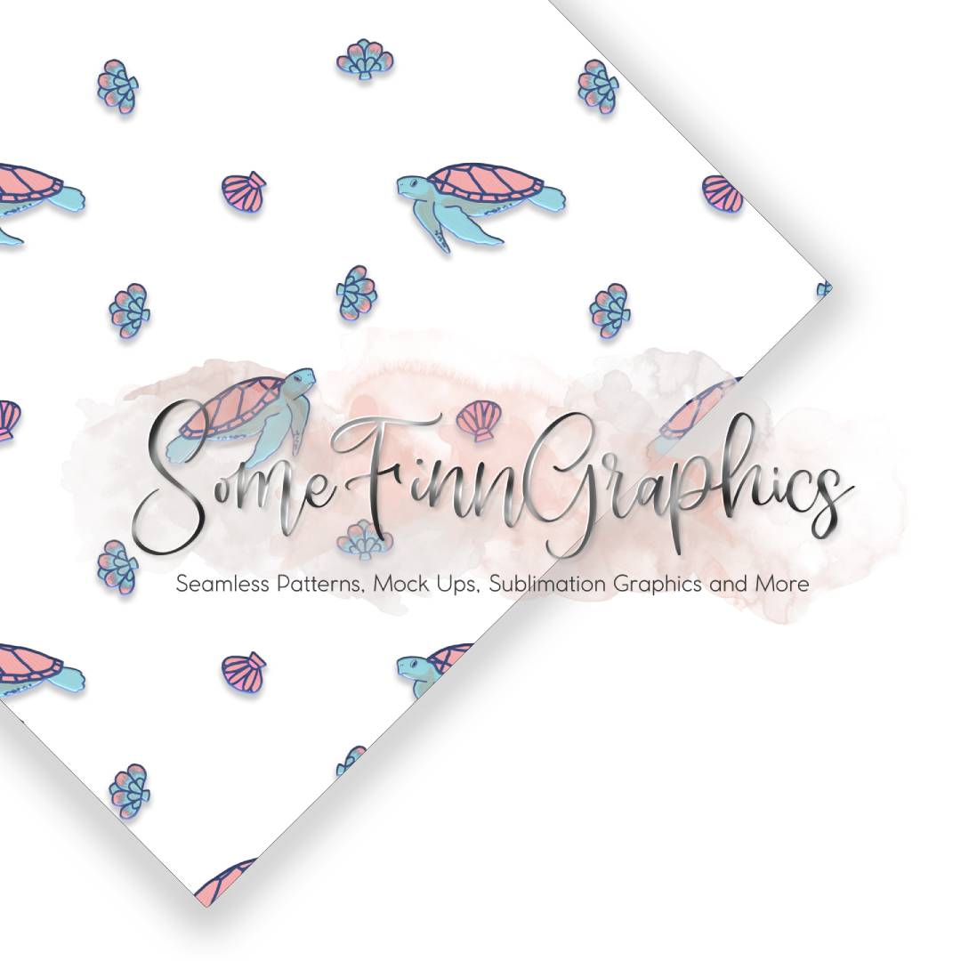Sea Turtle Seamless Designs