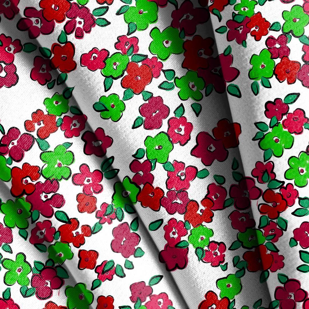 Dainty Floral Seamless Digital Paper