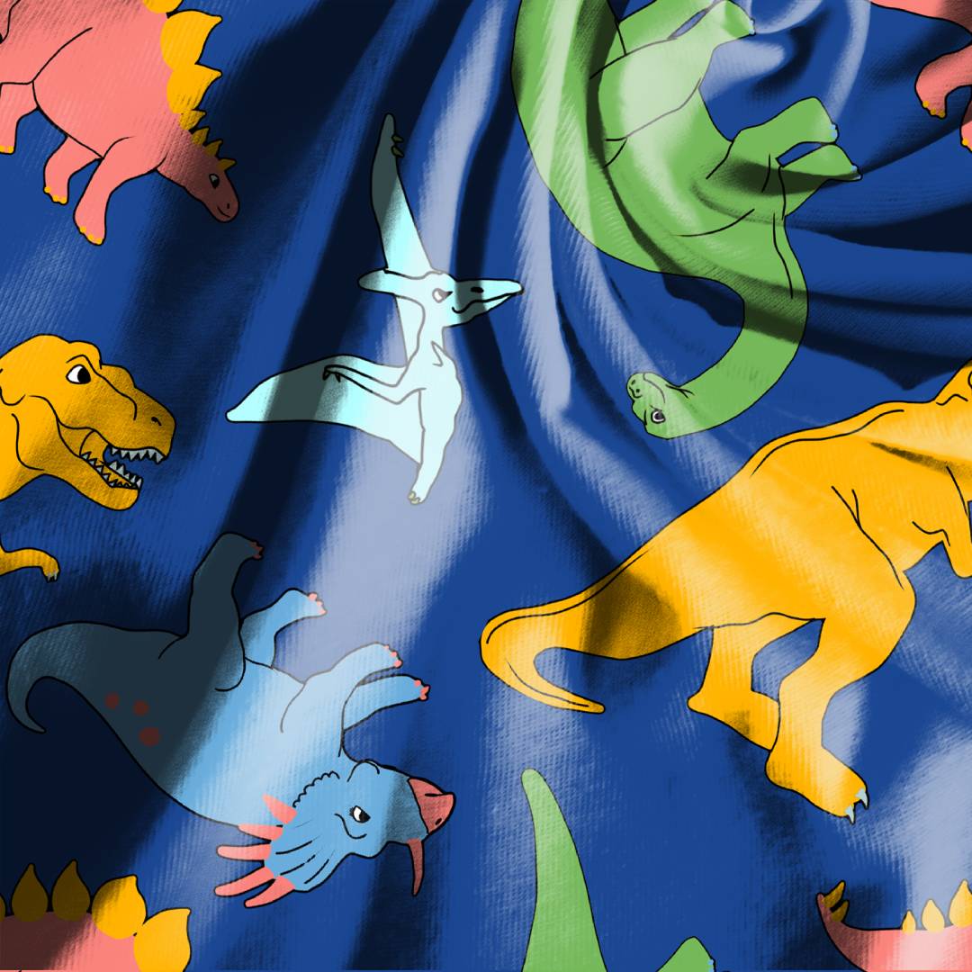 Dinosaur Colorful Seamless Design