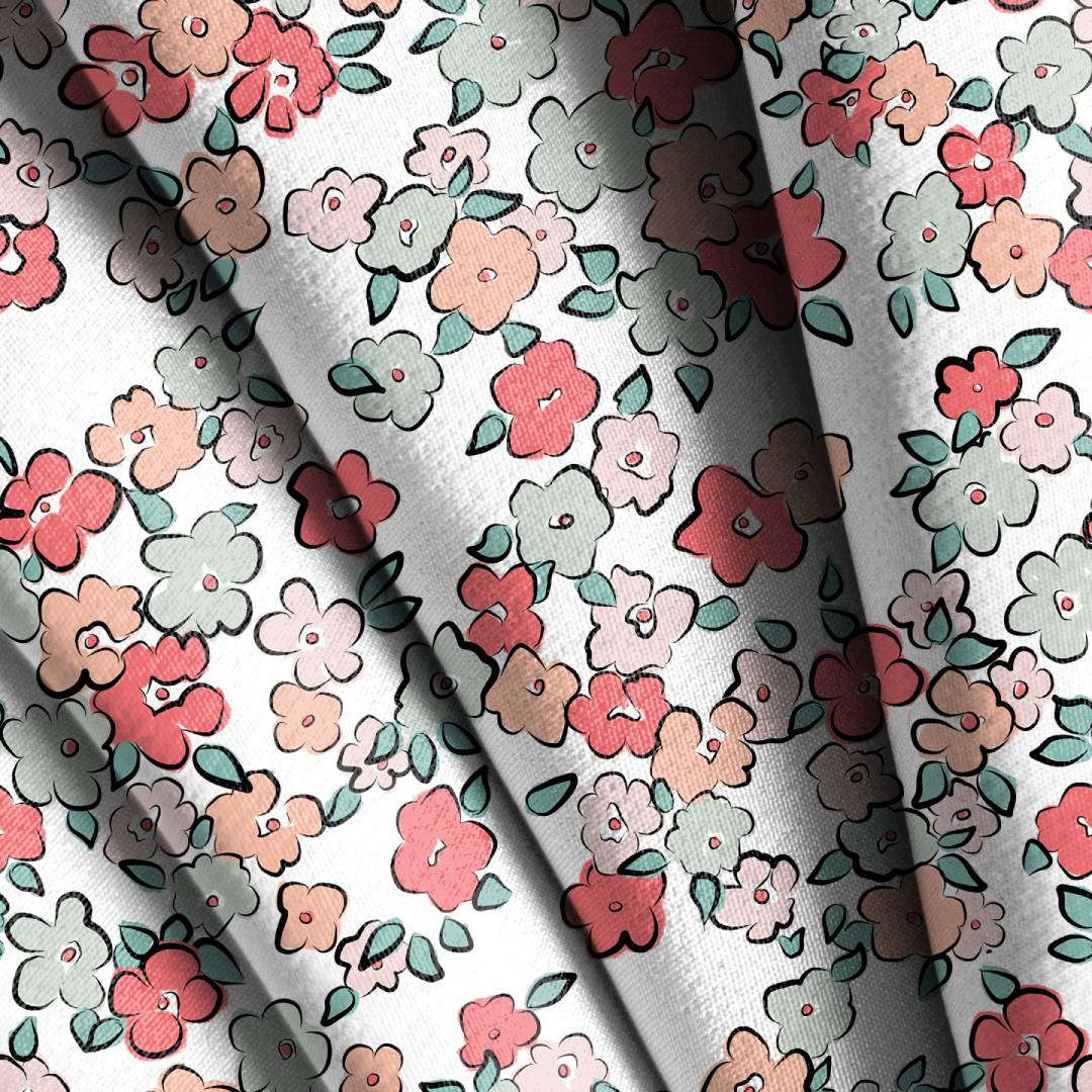 Dainty Floral Seamless Digital Paper