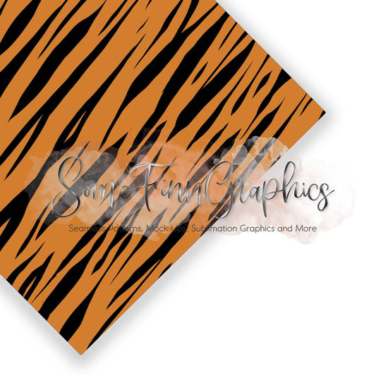 Tiger Stripes Seamless Design