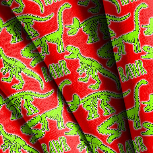 Neon Dinosaur Seamless Designs