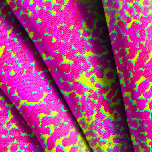 Neon Cheetah Print Seamless Design