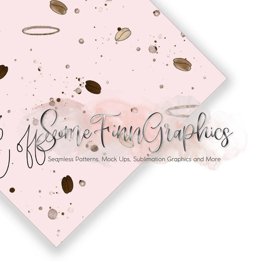Coffee Seamless Digital Design