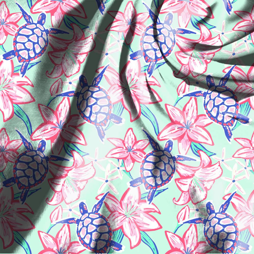 Sea Turtle Seamless Designs