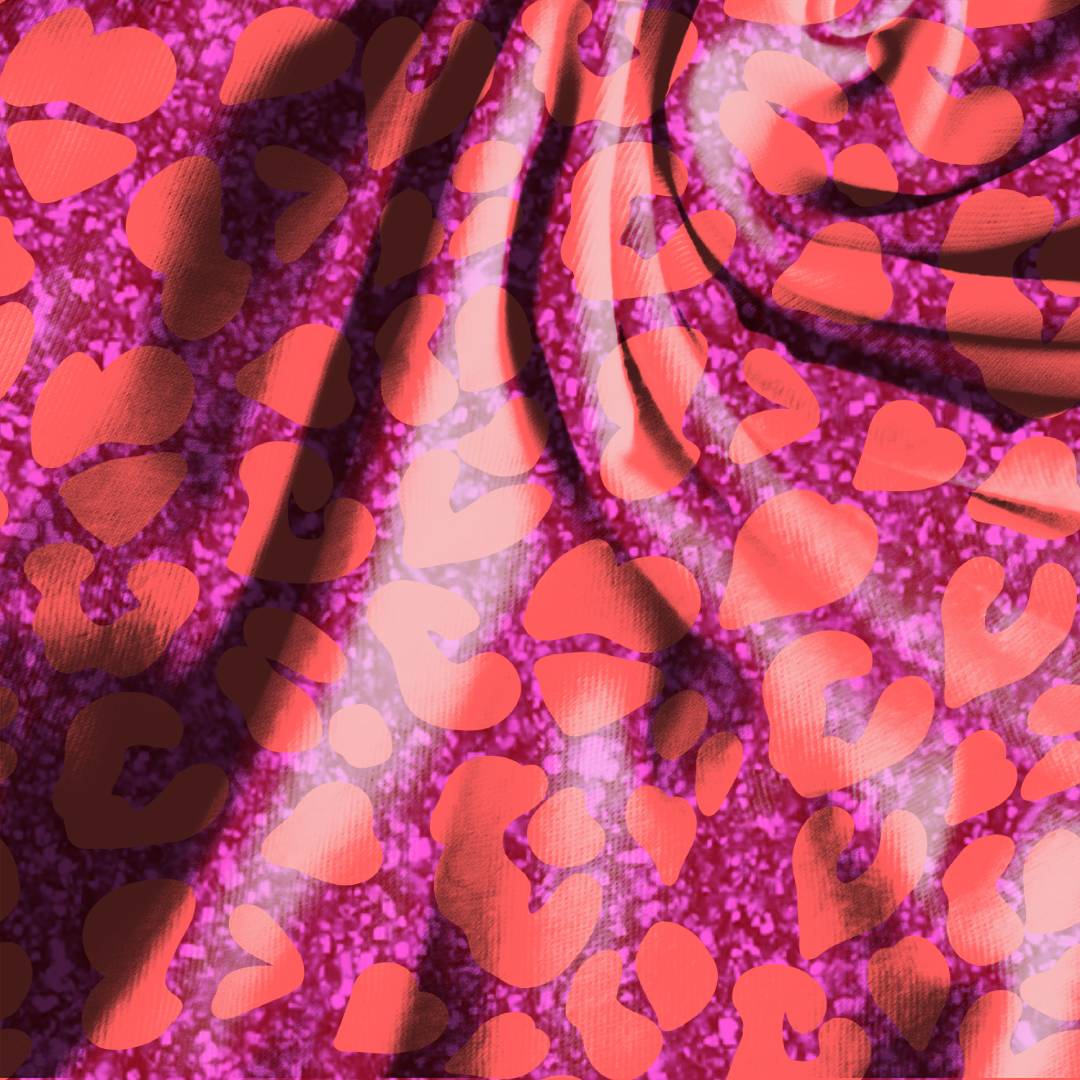 Leopard Love Seamless Design