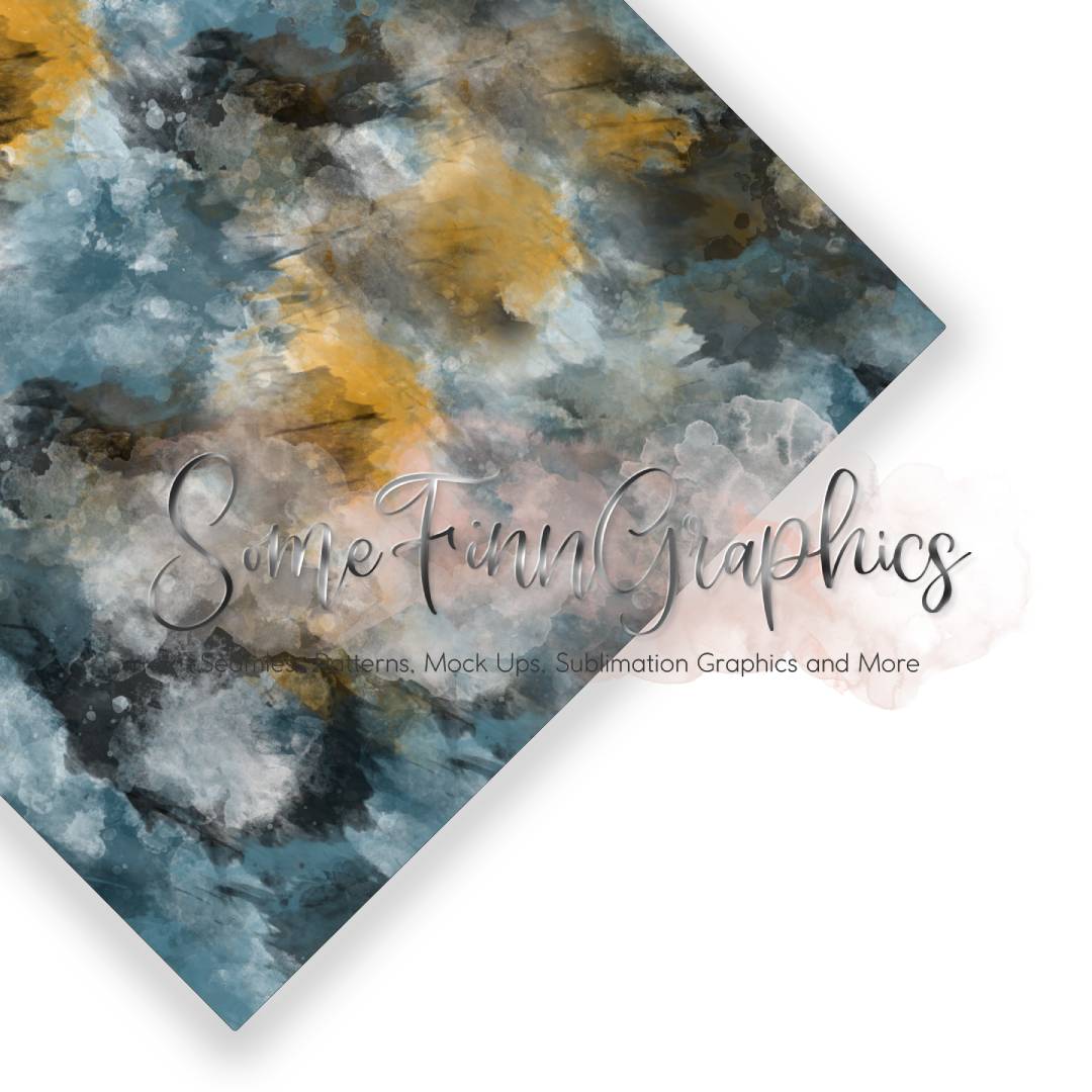 Aqua Grunge Paint Texture Seamless Design
