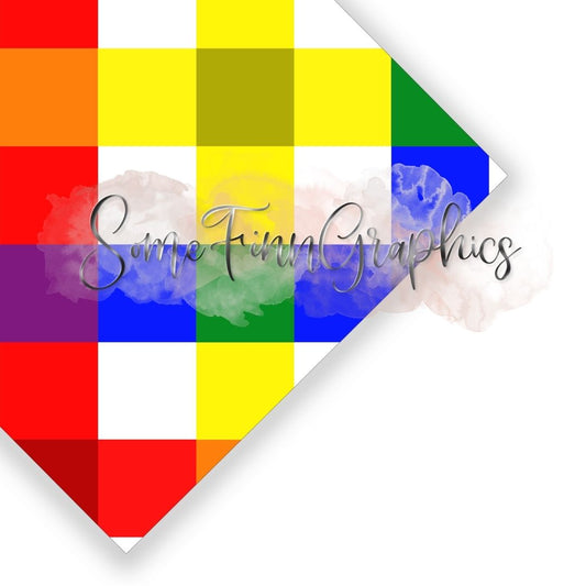 Neon Plaid Seamless Design