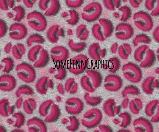 Furry Leopard Print Seamless Design