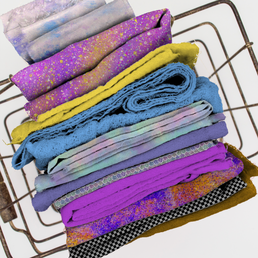 Realistic Folded Stack Fabric Mock Up