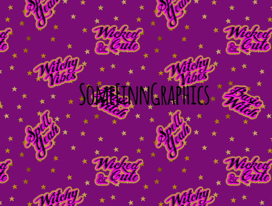 Witchy Seamless Design