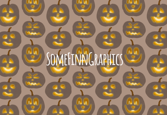 Jack O' Lanterns Seamless Design