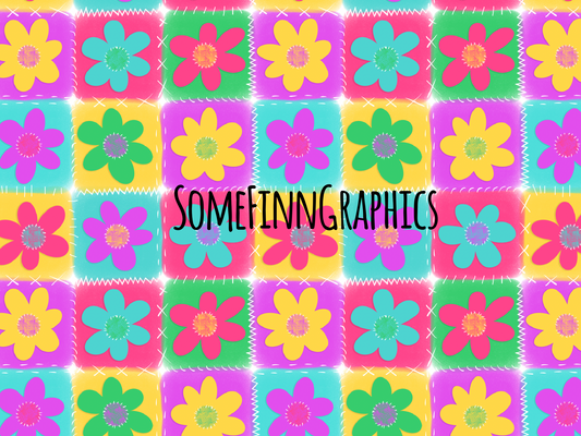 Retro Flowers Seamless