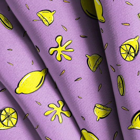 Lemons Seamless Digital Pattern