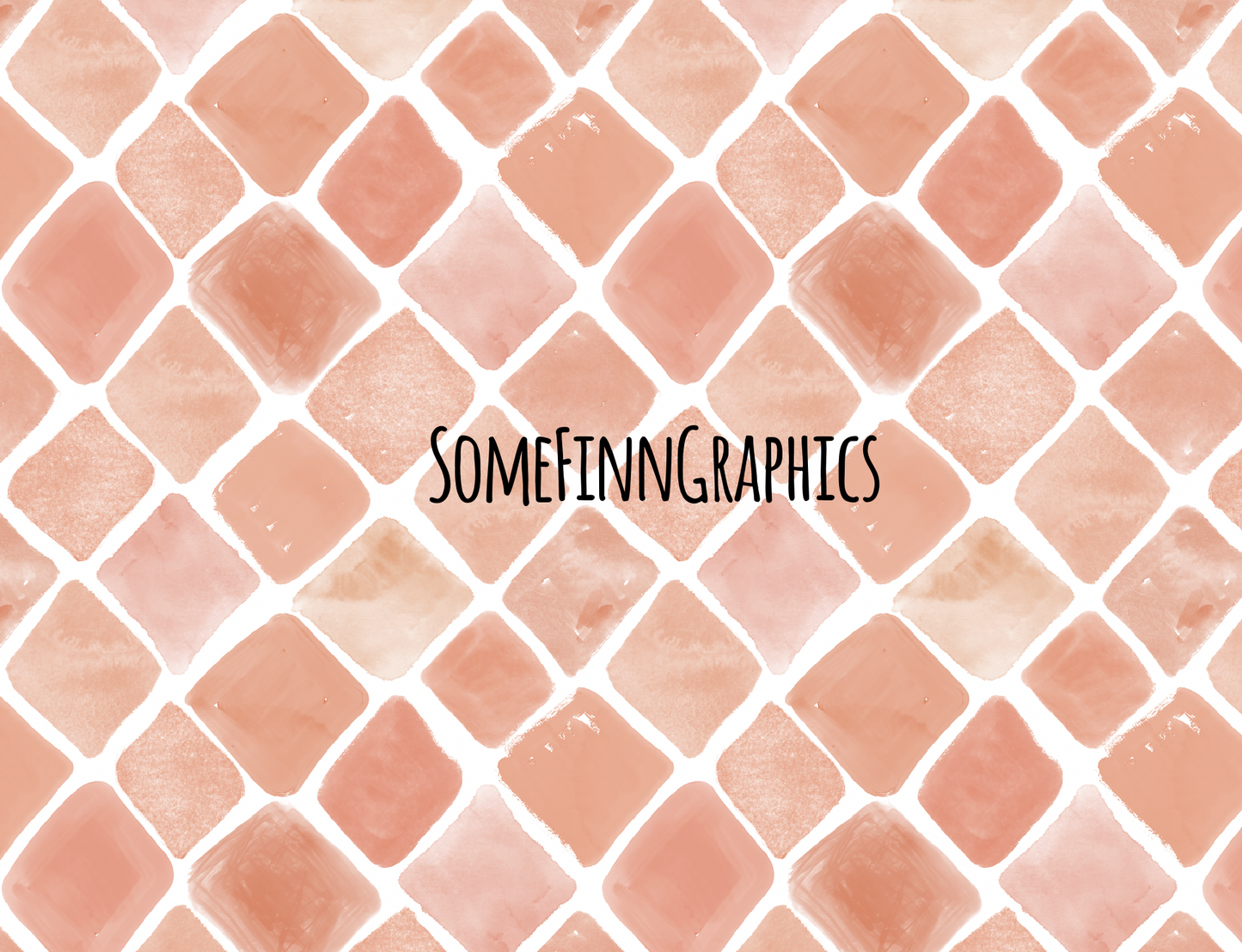 Watercolor Diamonds Seamless