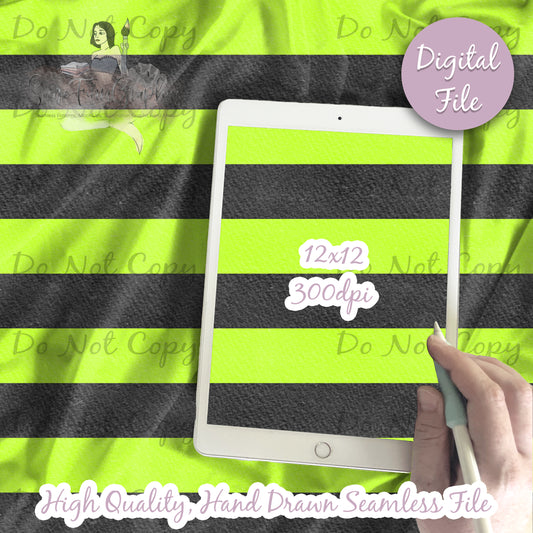 Neon Green Stripes Seamless