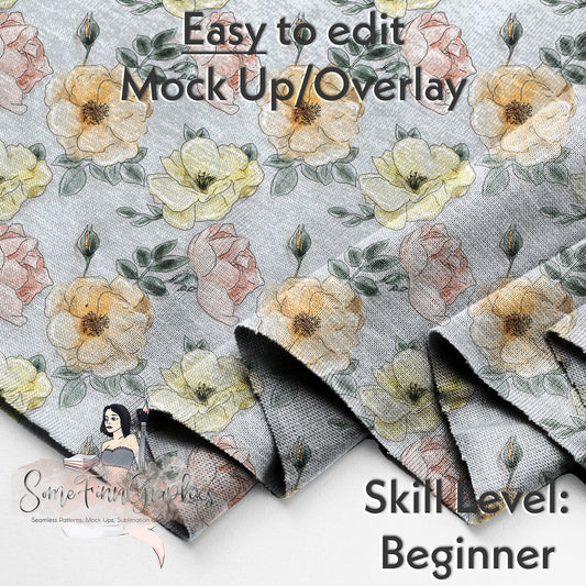 Realistic Layered Fabric Mock Up