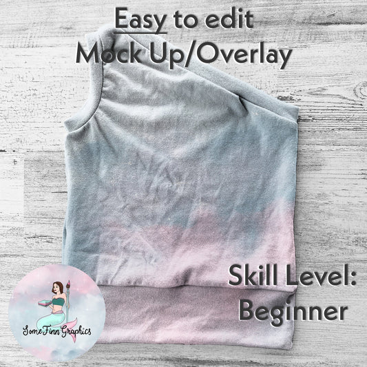 Realistic One Shoulder Top Mock Up