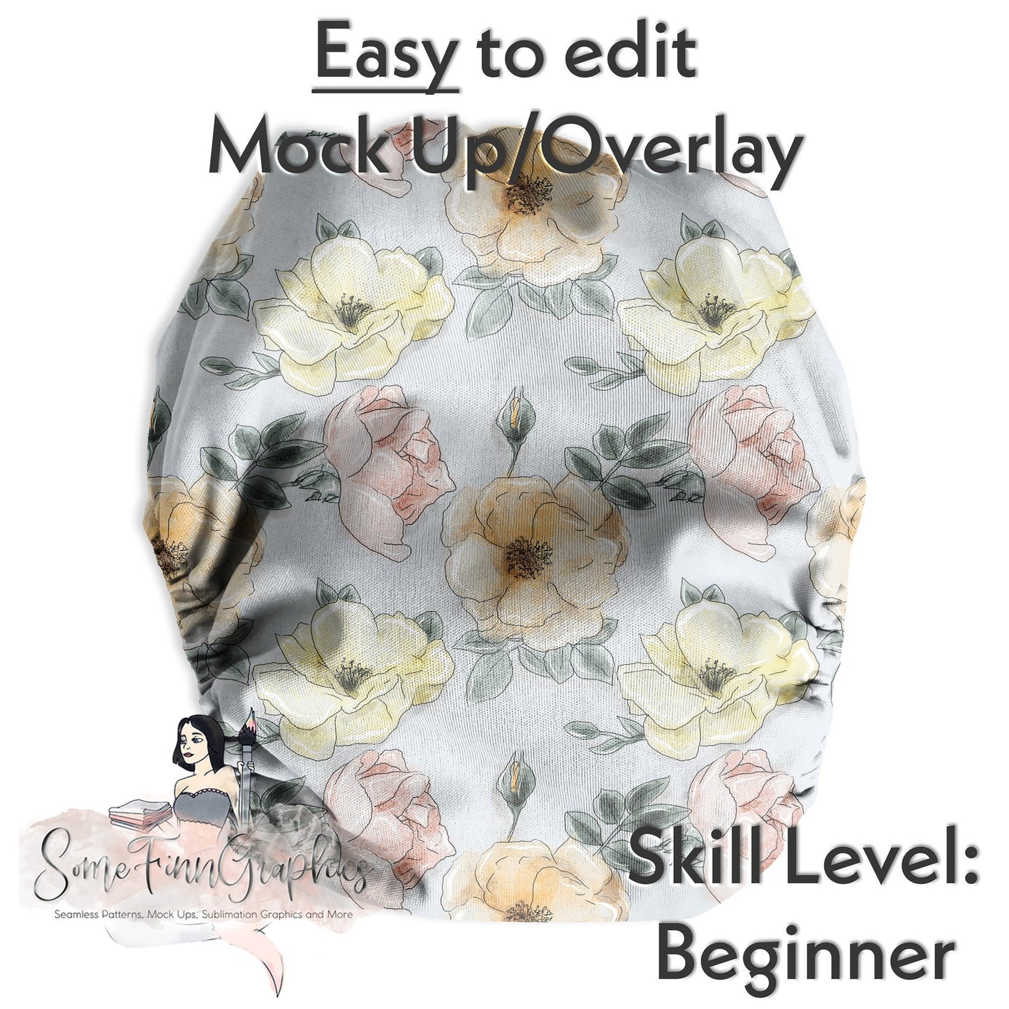Realistic Cloth Diaper Mock Up