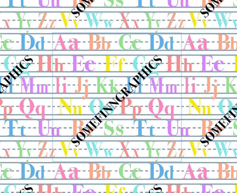 Alphabet Seamless