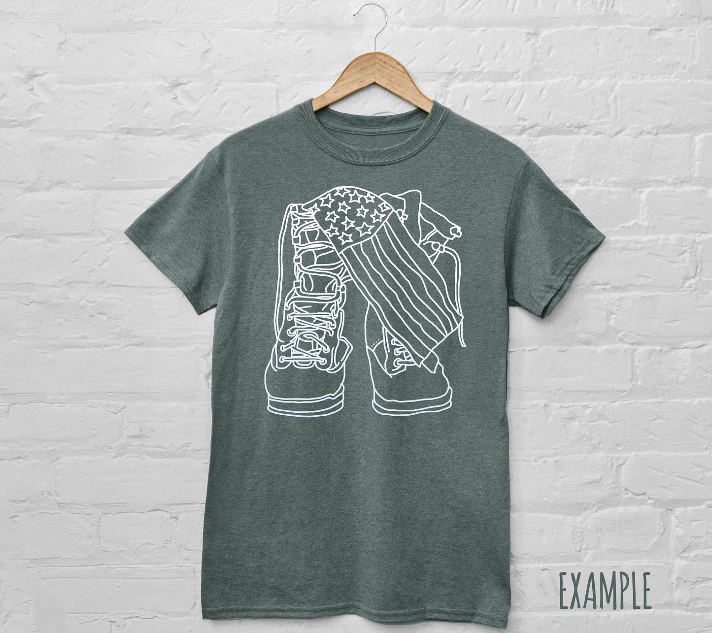 Military boots SVG