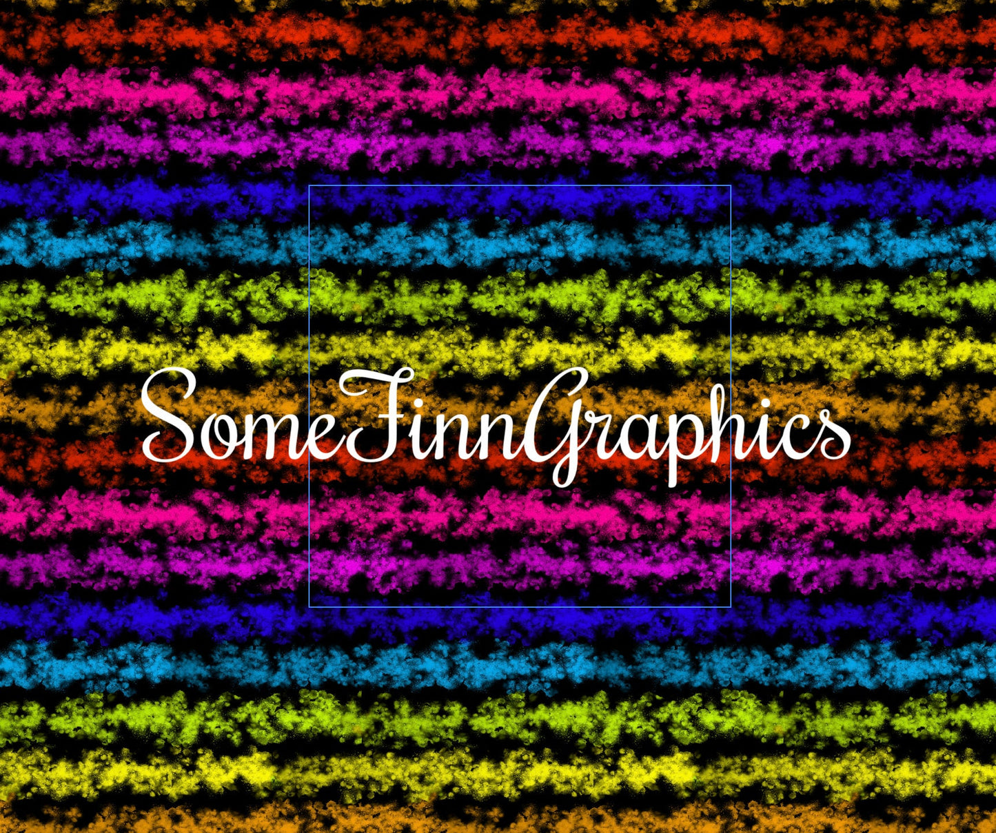 Rainbow Chalk Stripes
