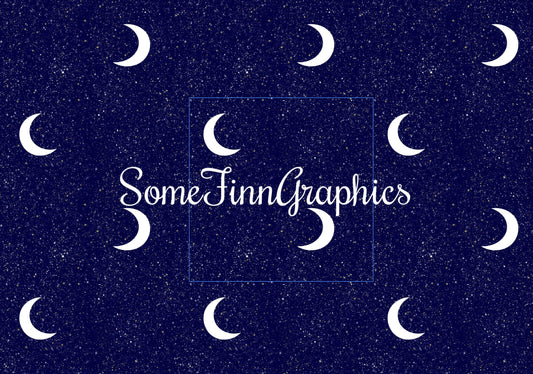 Moon and Stars Seamless